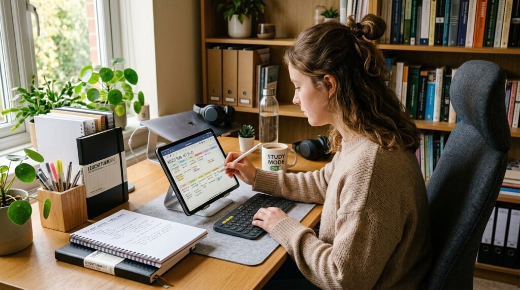Digital planner helping students stay organized by artisan anthology llc.