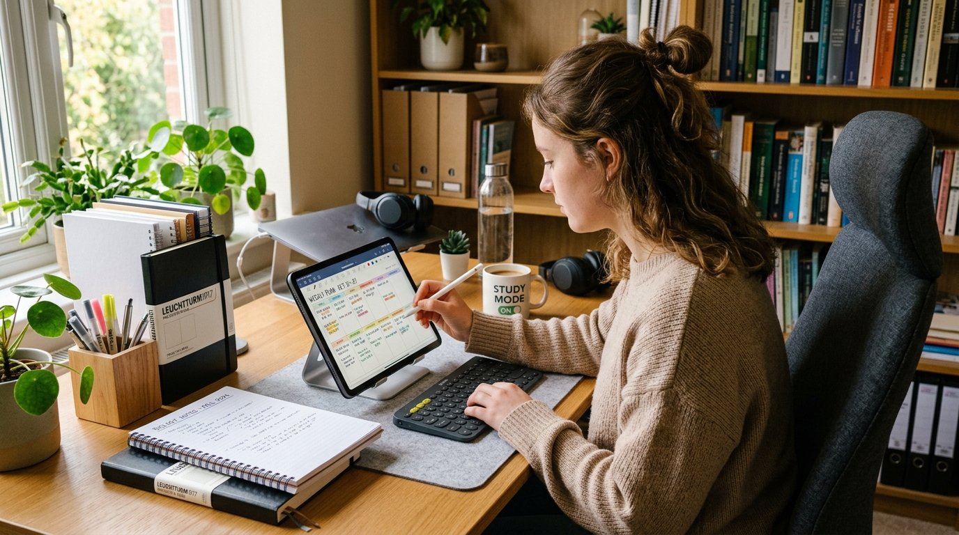 Digital planner helping students stay organized by artisan anthology llc.