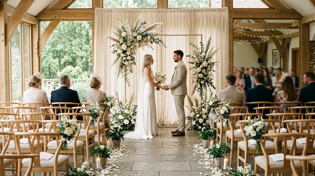 Modern wedding decor inspired by invitation template by artisan anthology llc.