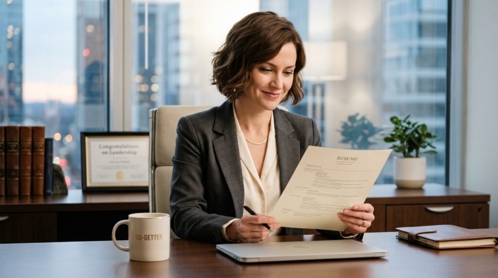Professional Canva resume helping job seekers get interviews by artisan anthology llc.